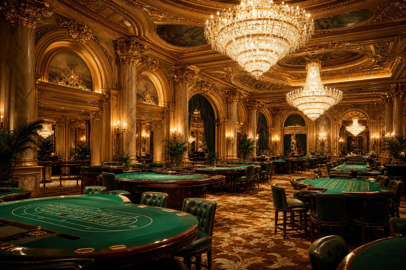 casinos europeos online 2026 — salón de casino europeo de lujo con mesas de juego