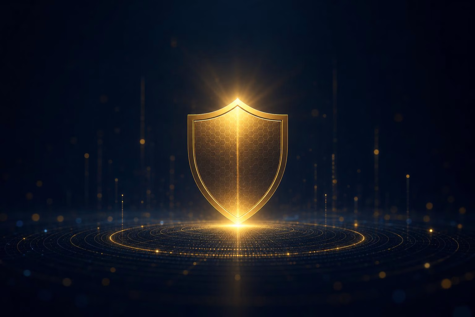 seguridad y privacidad en casinos sin DNI — escudo dorado