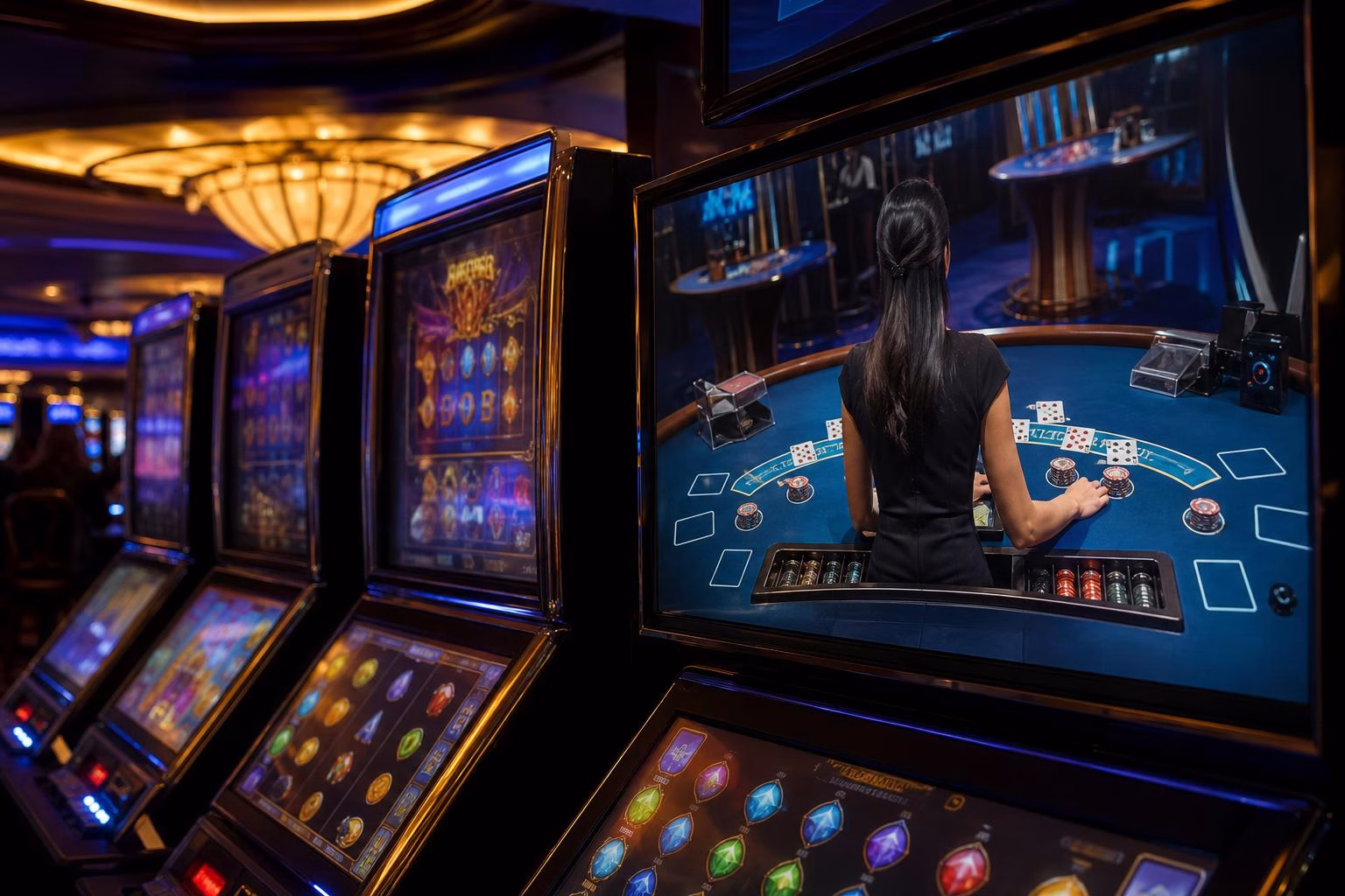Tragaperras y casino en vivo sin licencia en España
