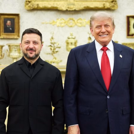 Zelenski llegó a la Casa Blanca con sus «cartas» y Trump respondió con los Patriot